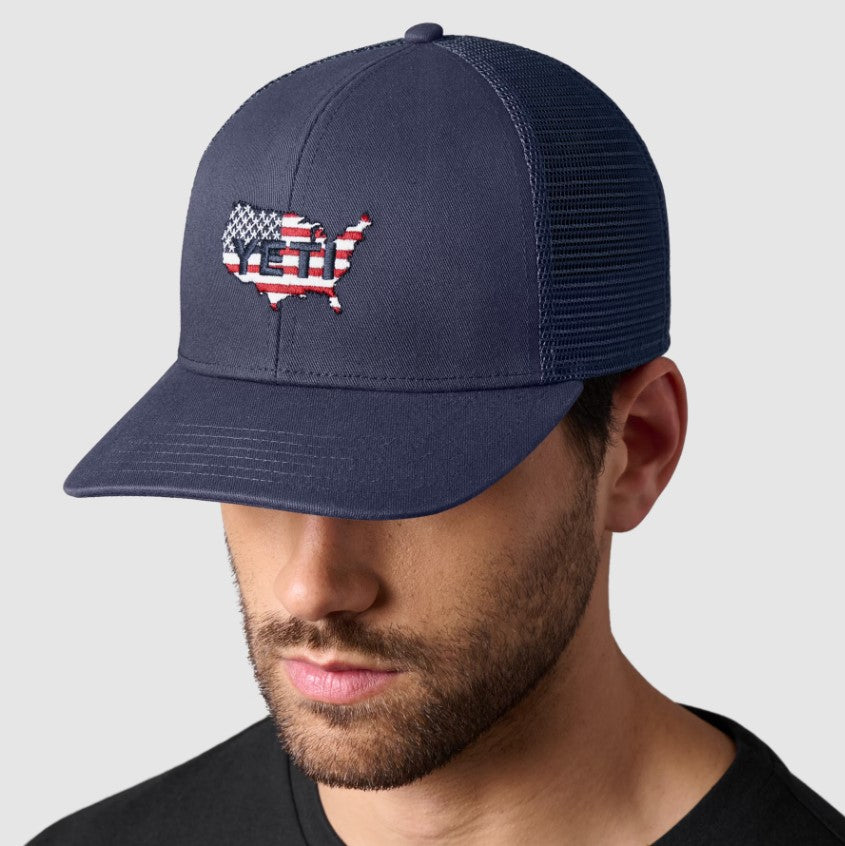 USA Flag Trucker Hat