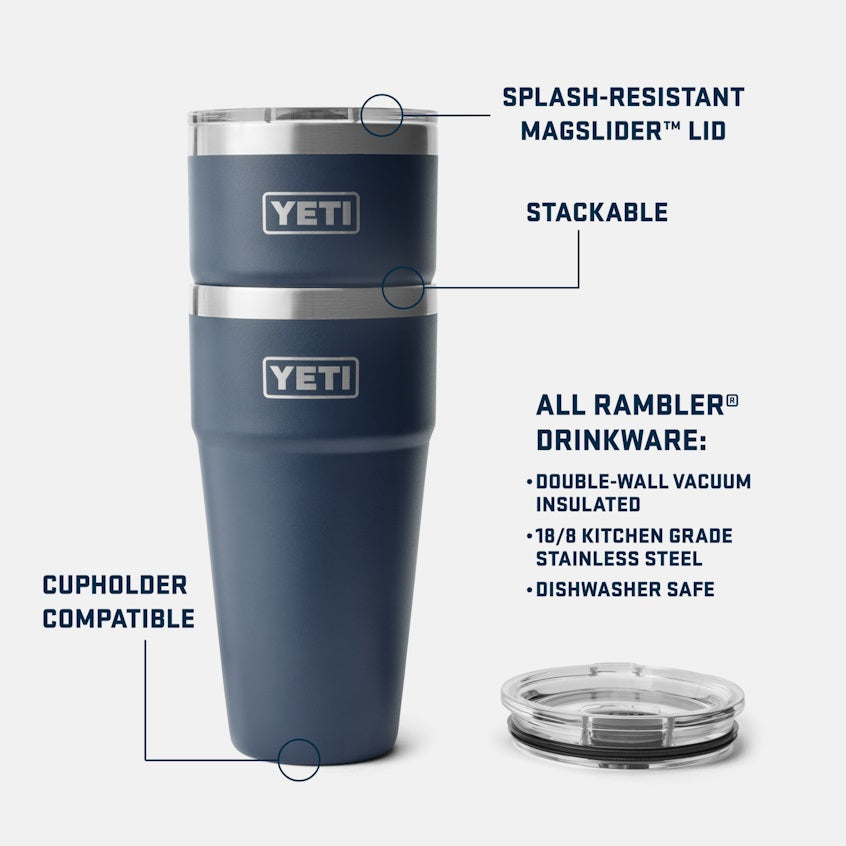 Rambler 30 oz. Stackable Cup with MagSlider Lid